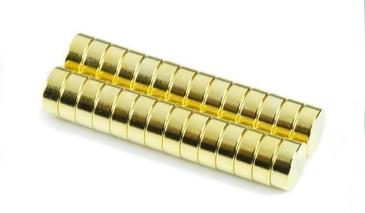 Gold Coated Neodymium Magnets