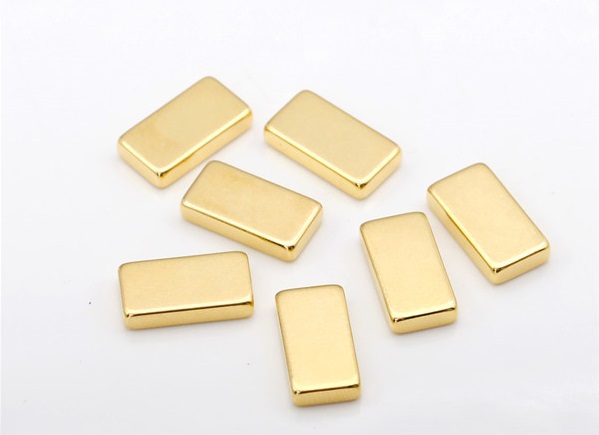 Gold Coated Neodymium Magnets
